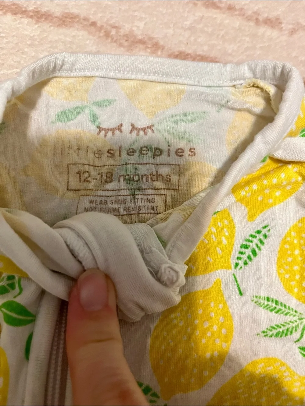 Little Sleepies Zippie 12-18m